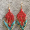 beaded earrings handmade